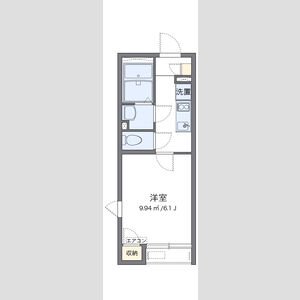 レオパレスBOSHUKE水木の間取り図