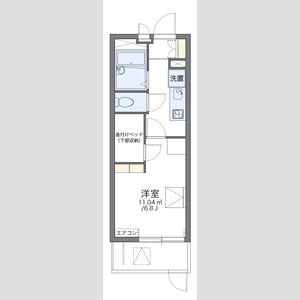 レオパレストライズの間取り図