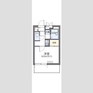 レオパレスコントワール御影石町の間取り図