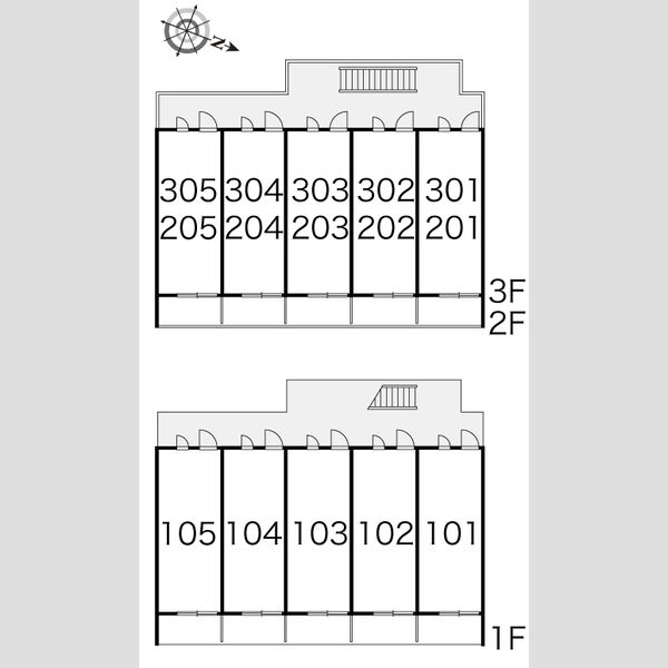 レオパレスシャンブル小林の室内写真2枚目