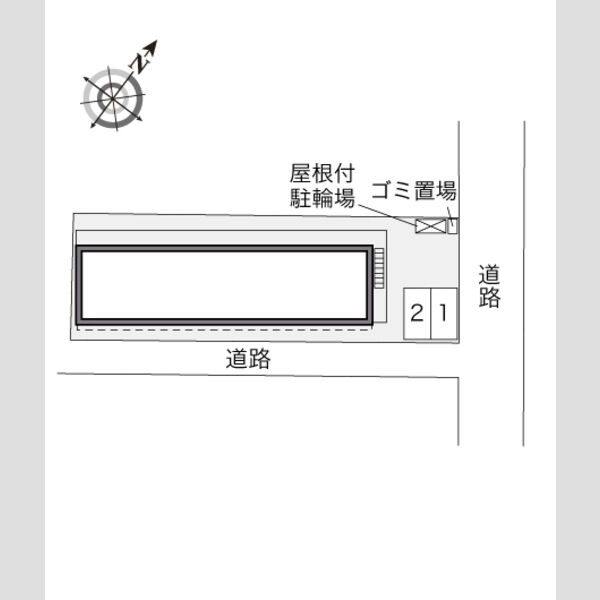 レオパレスHANAMIZUKIの室内写真1枚目