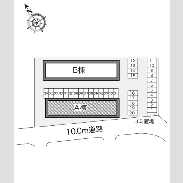 レオパレステツ壱番館 画像3