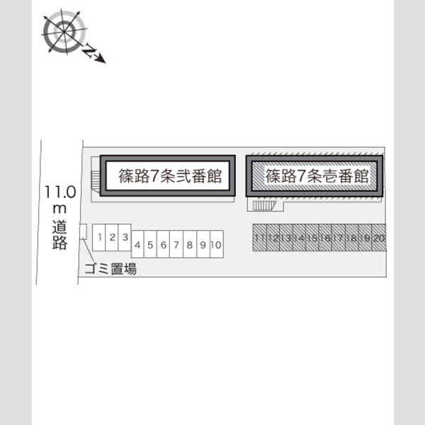 レオパレス篠路7条壱番館 画像2