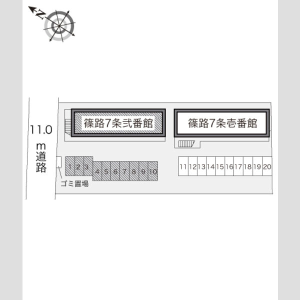 レオパレス篠路7条弐番館 画像2