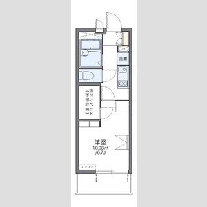 レオパレス青嶺の間取り図