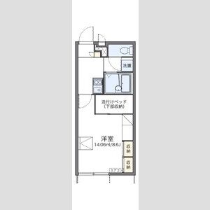 レオパレス利右衛門の間取り図