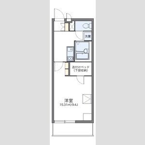 レオパレスビューテラス草内の間取り図
