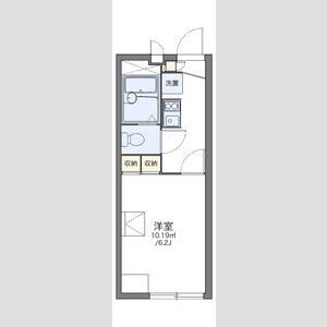 レオパレスサンメゾンの間取り図