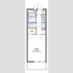 レオパレス三井田IIの間取り図