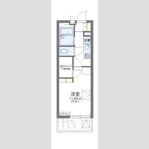 レオパレスALTAVの間取り図