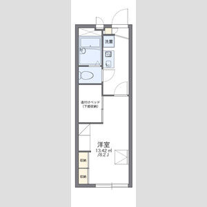 レオパレスメゾンドールほのかの間取り図