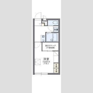 レオパレス司の間取り図