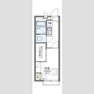 レオパレス蜂ヶ岡の間取り図