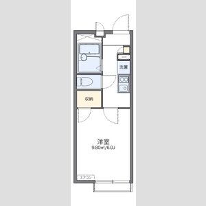 レオパレス吉川の間取り図