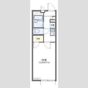 レオパレス山科御陵の間取り図