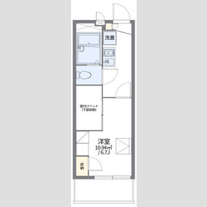レオパレス西京の間取り図