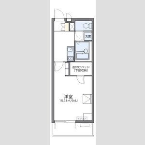 レオパレスMARUTO京田辺の間取り図