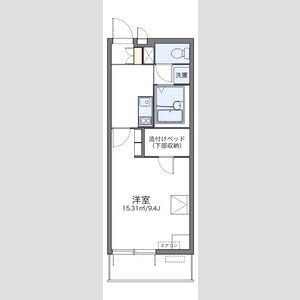 レオパレスMARUTO京田辺の間取り図