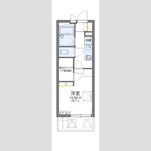 レオパレスプリオール東山IIIの間取り図