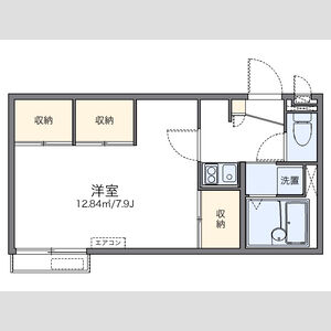 レオパレスディス ポレールの間取り図