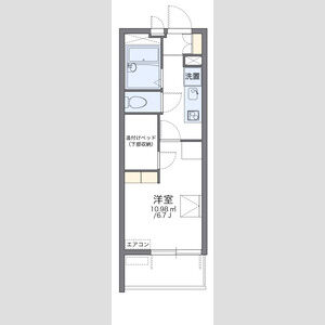 レオパレスSOARERIIIの間取り図
