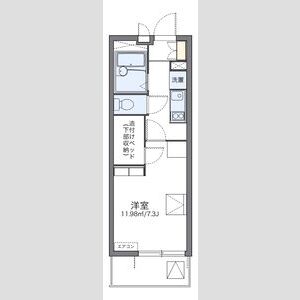 レオパレス衣笠の間取り図