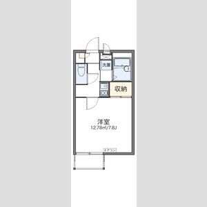 レオパレス山科椥辻の間取り図