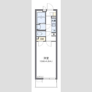 クレイノセントコージア山崎の間取り図