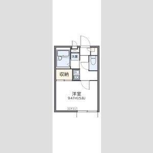 レオパレスSUZUEの間取り図