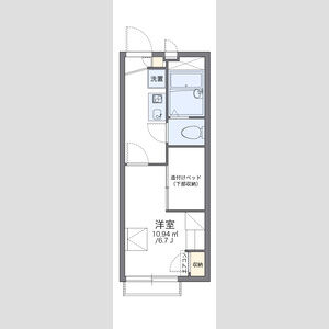 レオパレス里ノ前の間取り図