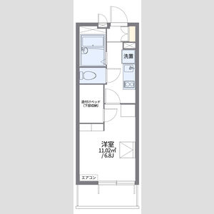 レオパレス西ノ京円町の間取り図