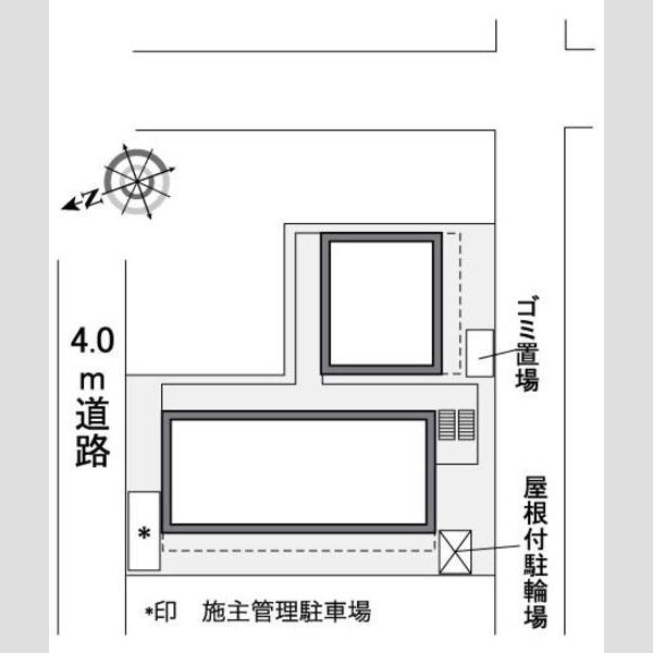レオパレスコーポ西新道バザールの室内写真1枚目