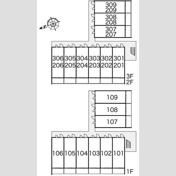 レオパレスコーポ西新道バザールの室内写真2枚目