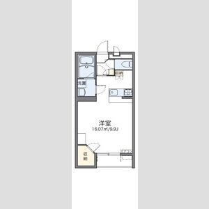 レオパレスメゾンイーストタウンの間取り図