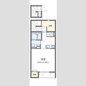 クレイノ姫路玉手IIの間取り図