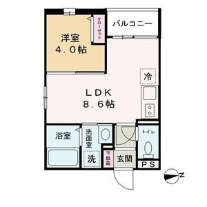 ALMO姫路駅前の間取り図