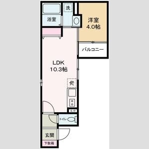 ALMO姫路駅前の間取り図