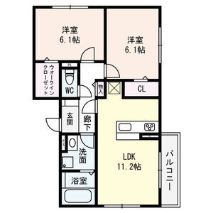 NUKATA COLN VERDEの間取り図