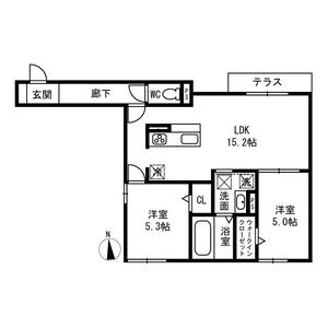 Passaro Grande北田辺の間取り図