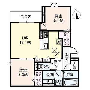 ロイジェント住之江公園の間取り図