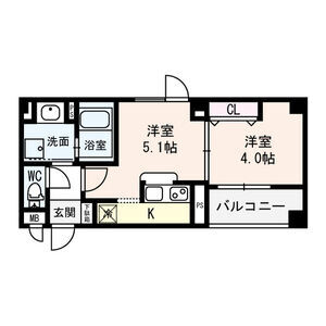 Lumbini桜塚の間取り図