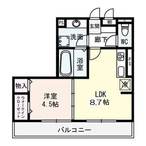 アルペンローゼの間取り図