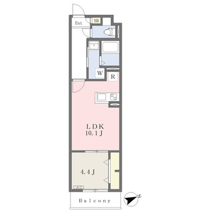 MISTRAL神田町の間取り図