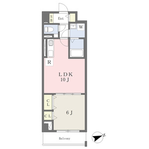 MISTRAL栗山町の間取り図