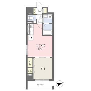 MISTRAL栗山町の間取り図