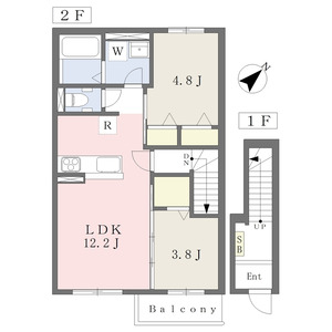 FLEUR de LIEN IIの間取り図