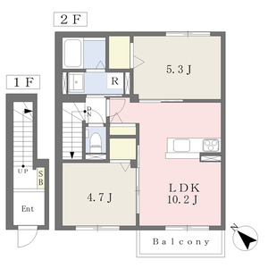 ETERUNO FLEURIIの間取り図