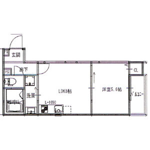 RAD福町の間取り図