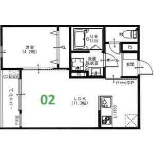 アート樟葉の間取り図