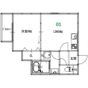 EIJU塚本の間取り図